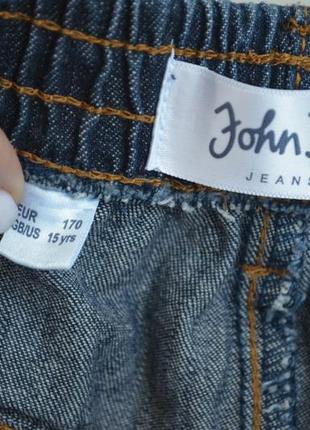 15 лет 170 см фирменные подростковые джинсы прямые прямого кроя девочке john baner8 фото