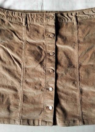 Юбка микровельвет супер-батал