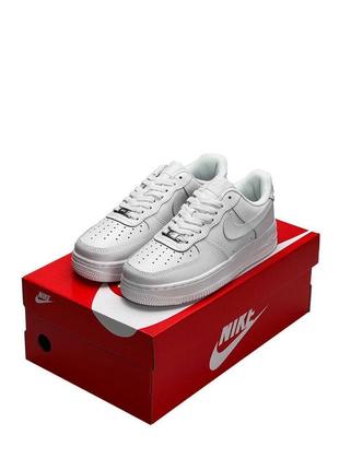 Женские кроссовки nike air force 1 low сlassic white premium#найк