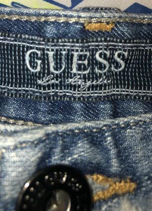 Короткие женские джинсовые шорты guess3 фото