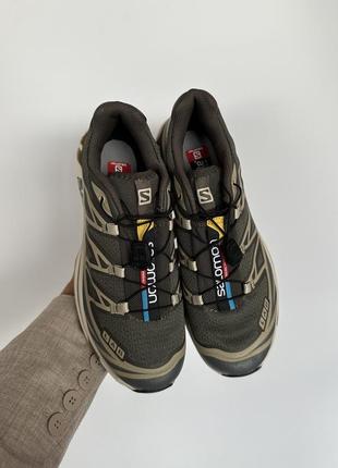 Кроссовки salomon s/lab xt-6 beluga dull gold10 фото