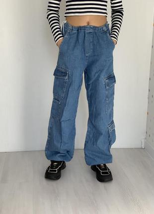 Дитячі джинси карго zara для дівчинки/детский джинсы зара на девочку