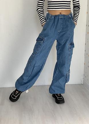 Дитячі джинси карго zara для дівчинки/детский джинсы зара на девочку
