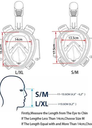 Маска для підводного плавання снорклінгу6 фото