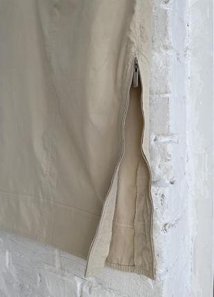 Длинная юбка из плащёвки с молением на ножке my own (girbaud, diesel, acg, zara, h&amp;m, cos ))8 фото