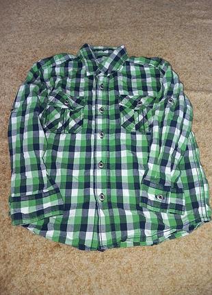 Фирменная рубашка 5-6лет
