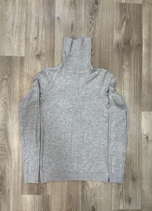 Фирменная, базовая водолазка/гольф в рубчик.cropp, размер xs
