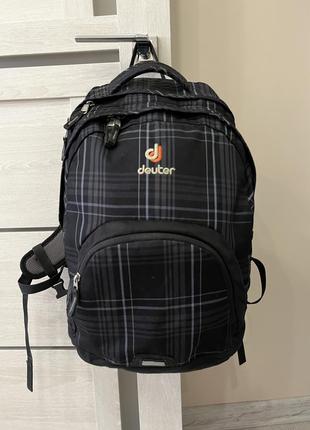 Рюкзак deuter fellow 26l black-granite, black check оригинал1 фото