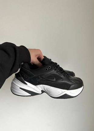 Женские кроссовки nike m2k black#найк