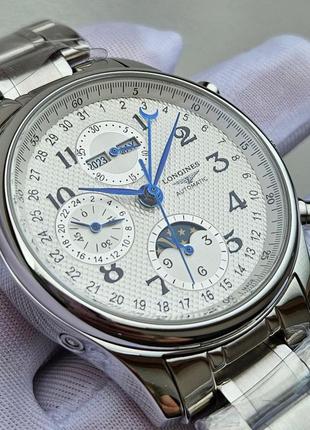 Швейцарские часы longines master collection silver. топ качество