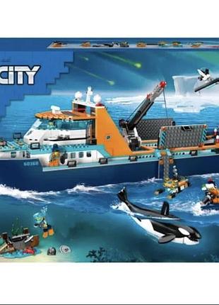 Конструктор lego city 60368 арктичний дослідний корабель