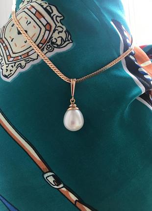 Подвеска жемчуг в золоте