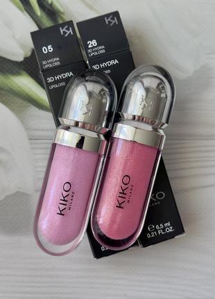 Блиск kiko milano з ефектом 3d hydra lipgloss