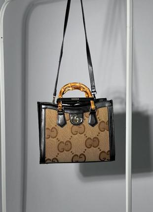 Сумка gucci diana black5 фото