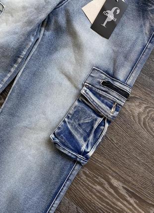 Baggy jeans, cargo, карго джинсы с карманами новые, y2k, pinterest, grange5 фото