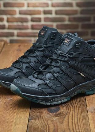 Військові чорні напівчеревики зсу,напівберци тактичні осінь-зима,воєнні напівберці...