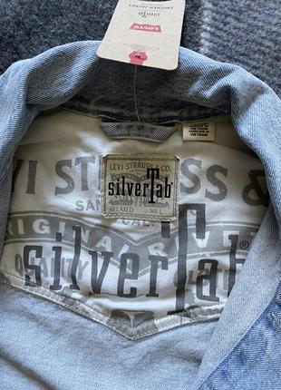 Джинсовий жакет levi's® silvertab® trucker jacket7 фото