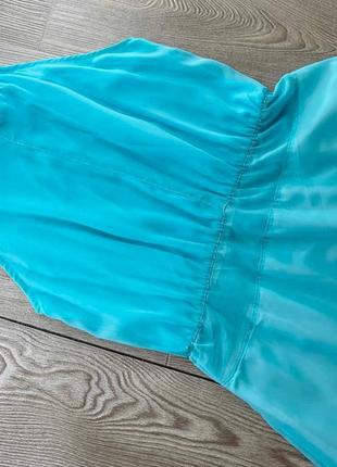 Шикарное шифоновое платье платья сарафан6 фото