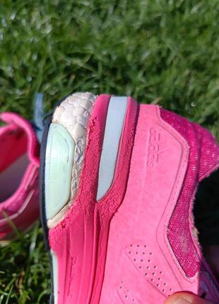 Adidas кроссовки беговые розовые2 фото