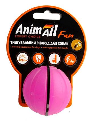 Іграшка animall fun м&apos;яч тренувальний 5 см фіолетовий