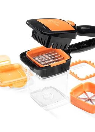 Овощерезка с контейнером 5 в 1 nicer dicer quick2 фото