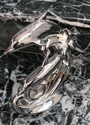 Часы покрыты серебром 925 италия