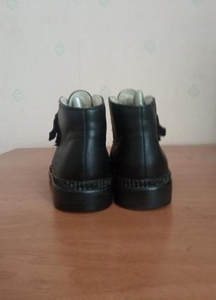 Женские кожаные ботинки rieker4 фото