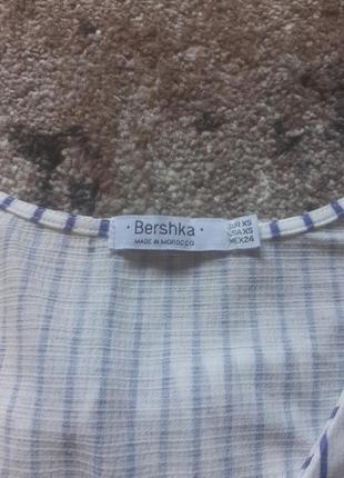 Топ bershka xs в полоску2 фото