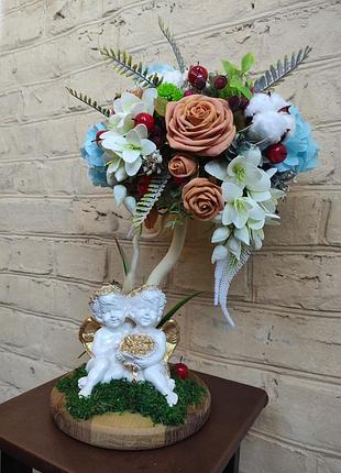 Интерьерная композиция ручной работы