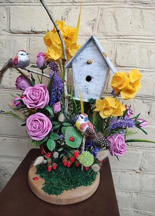 Интерьерная композиция ручной работы