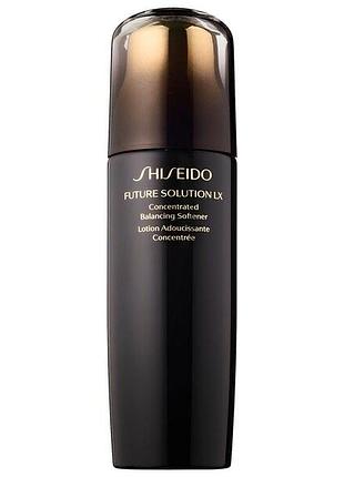 Увлажняющий софтнер для лица shiseido future solution lx concentrated balancing