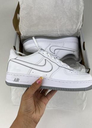 Nike air force1 dx5805-100 кросiвки  білі, оригінальні кросівки найк білі