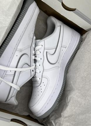 Nike air force1 dx5805-100 кроссовки белые, оригинальные кроссовки найк белые7 фото