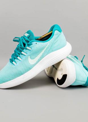 Яркие беговые кроссовки в сетку nike lunarconverge2 фото