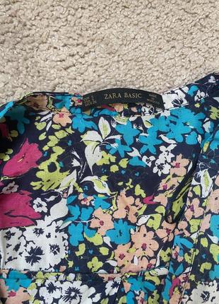 Блуза в цветочный принт zara 😍