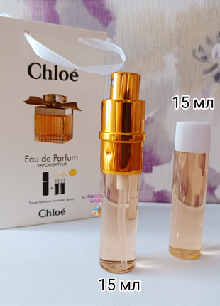 Женский мини парфюм chloe 2 по 15 мл2 фото