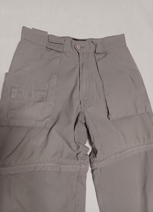 Чоловічі вінтажні базові штани трансформери карго не на утяжках3 фото