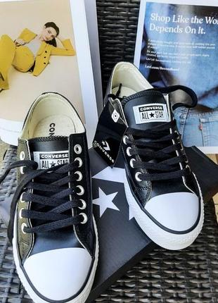 Кеды converse в коже 39р.5 фото