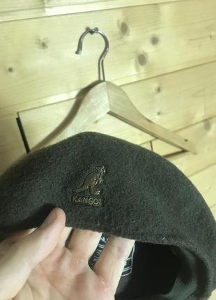 Vintage kangol wool cap made in uk кепка4 фото