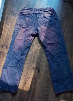 Розовые штаны джинсы3 фото