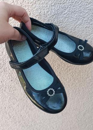 🔥 распродаж 🔥 туфли черные классические для девушки 29-30 г.6 фото