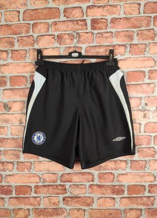 Шорты спортивные футбольные umbro chelsea челси