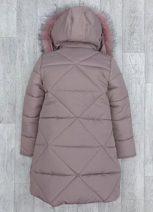 Зимняя удлиненная куртка - пальто7 фото
