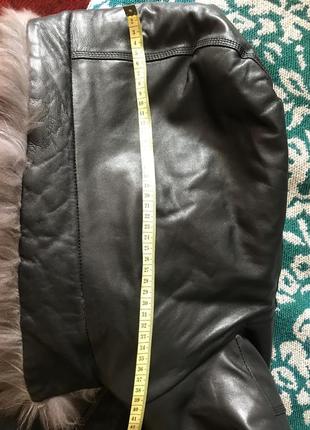 Натуральная дубленка курточка пальто на цигейке с капюшоном 3 xl8 фото