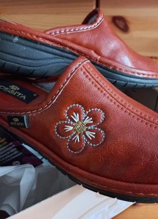 Тапочки кожанные утеплённые spesita болгария