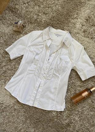 Женская белая рубашка1 фото