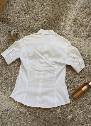 Женская белая рубашка5 фото