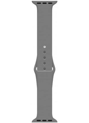 Ремінець silicone для apple watch 38/40/41 mm dark grey (код товару:30142)1 фото