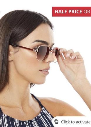 Bellfield womens aviator sunglasses brown окуляри сонячні5 фото