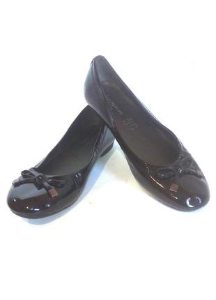 🥿🥿🥿 шкіряні лакові балетки туфлі для дівчинки від footglove, р.36 код t3614